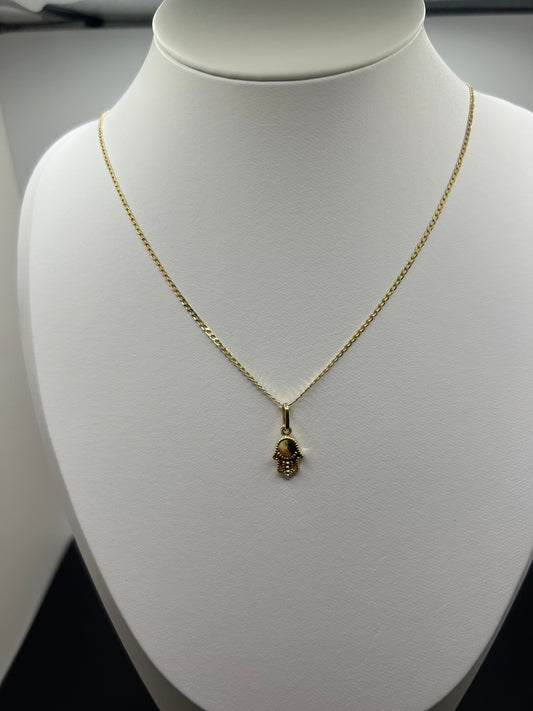 Women Small Pendant Charm Gold Necklace